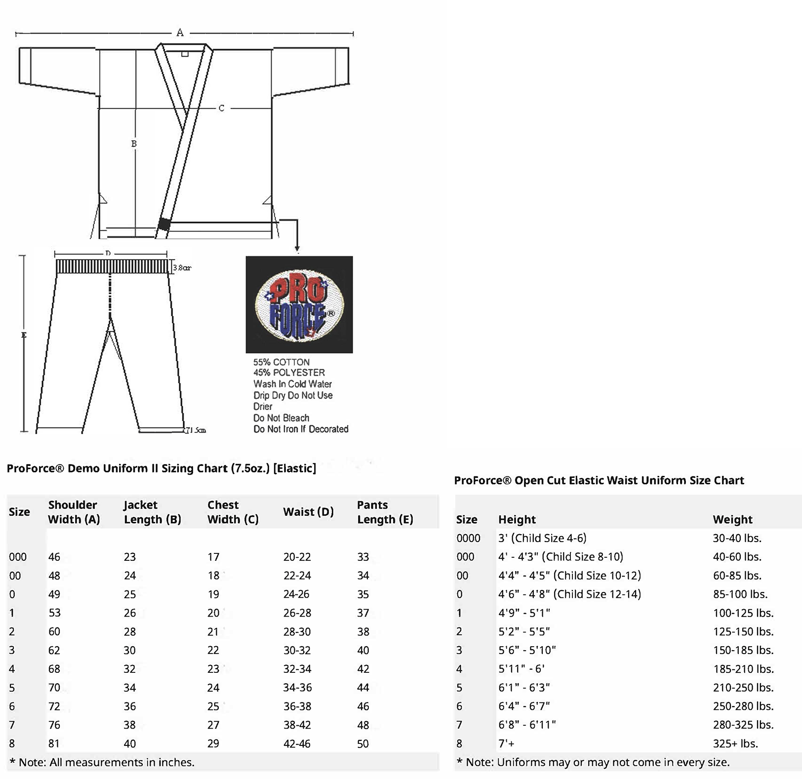 Size Chart Image