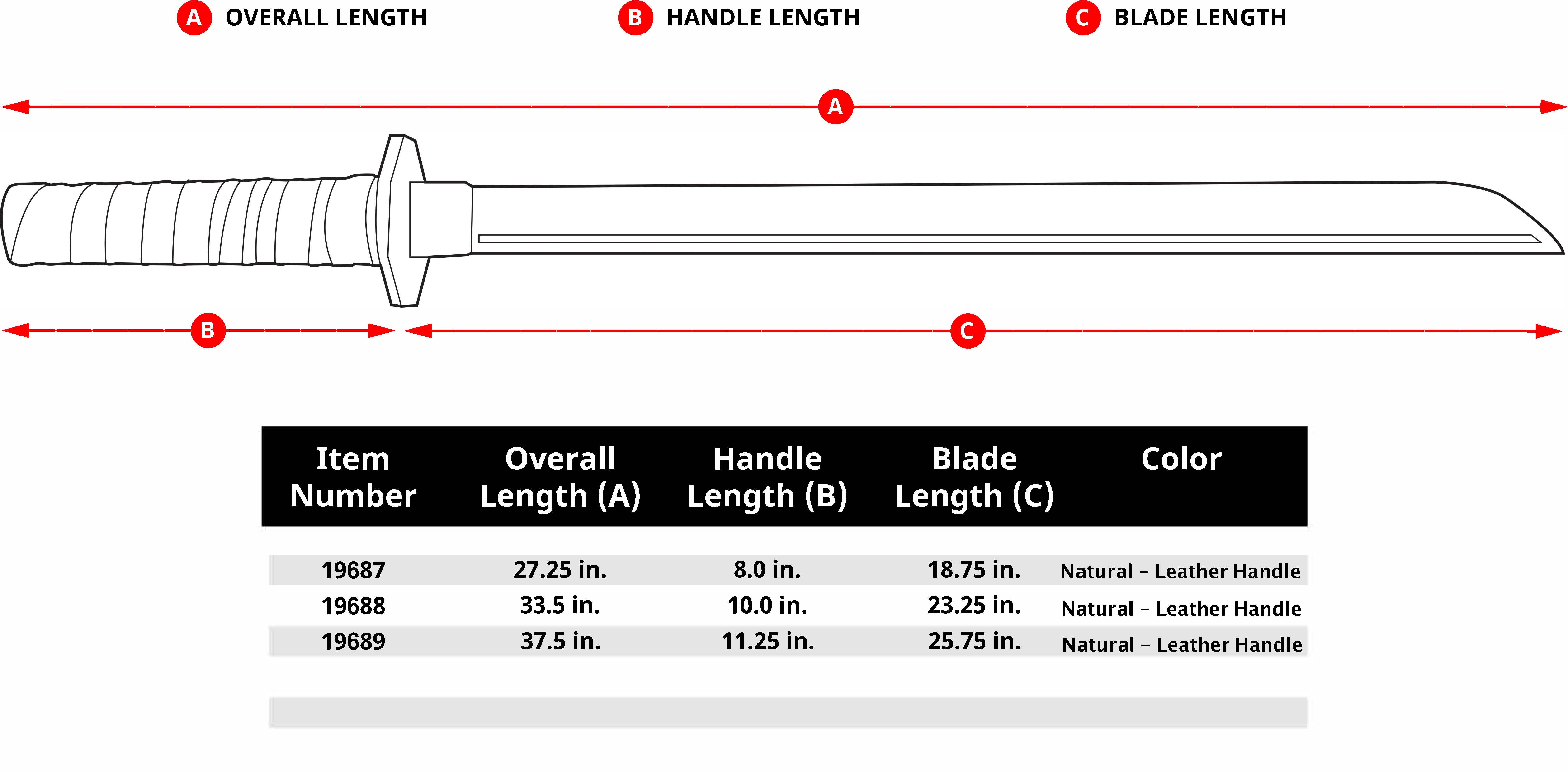 ProForce® Extreme Demo Samurai Sword 33.5