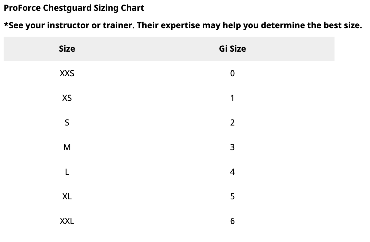 Size Chart Image